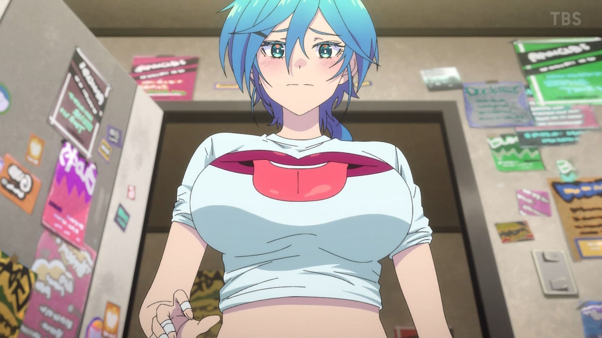 Tine Isemi's look for the concert (Image via Bandai Namco Pictures)
